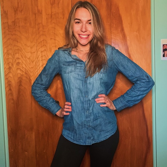 Button Down Jean Flannel - Picture 2 of 2